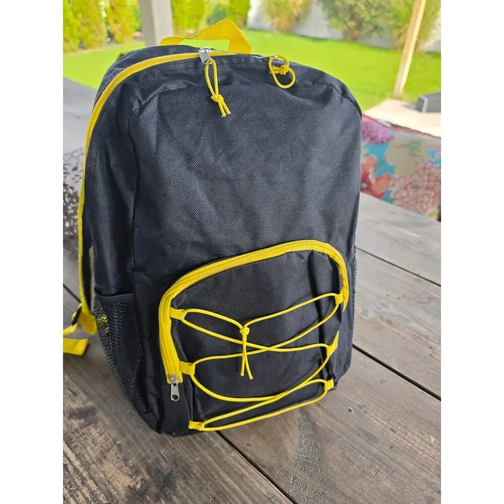 Black n yellow Backpack